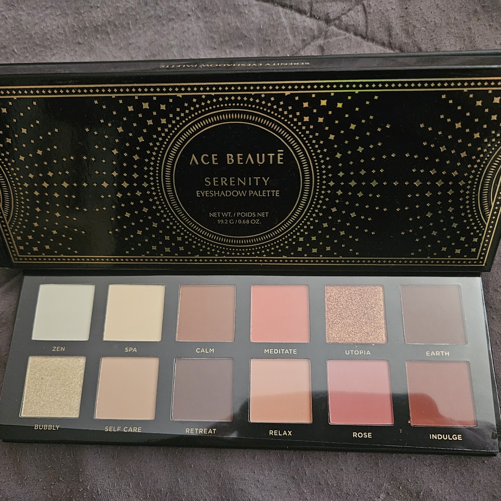 Ace Beaute Serenity Palette - Warm and Neutral Tones